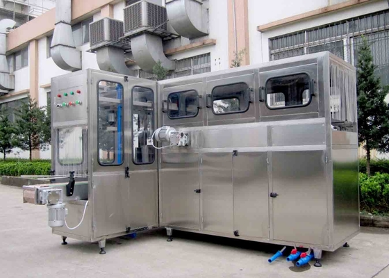 دستگاه پرکن آب بطری شده نوع 5 گالن 200BPH برای خط بطری کامل